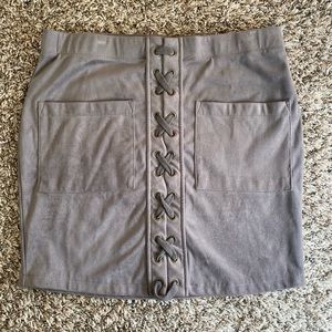 Medium Taupe Mini skirt